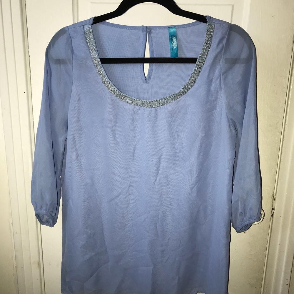 Carolina Blue Blouse | Size Medium